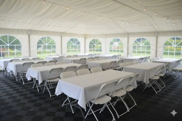 Toile décorative pour barnum 6x14 - Location de Barnum Hugo ROUE